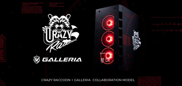 Crazy Racoon コラボモデル（GALLERIA）