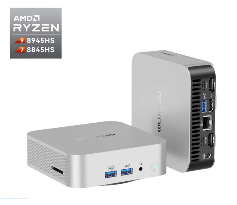 GEEKOM NUC A8 AMD RYZEN R7-8845HS R9-8945HS